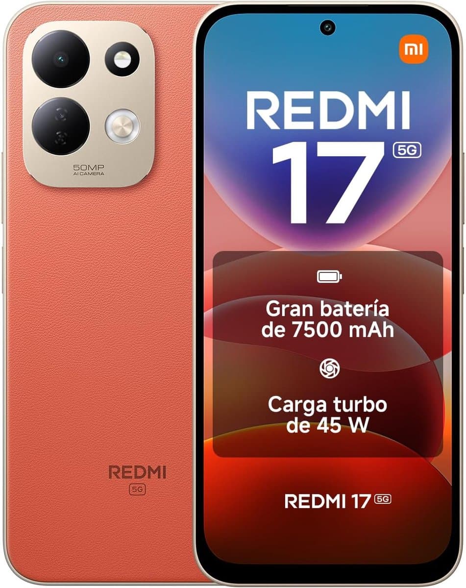 XIAOMI Redmi 17 5G - 4GB - 256 GB Oranje — afbeelding 1