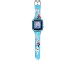 Accutime Kinderhorloge Frozen - Smartwatch Kind - Kinderhorloge met Spelletjes - Smartwatch Kinderen - Selfie Camera - Blauw