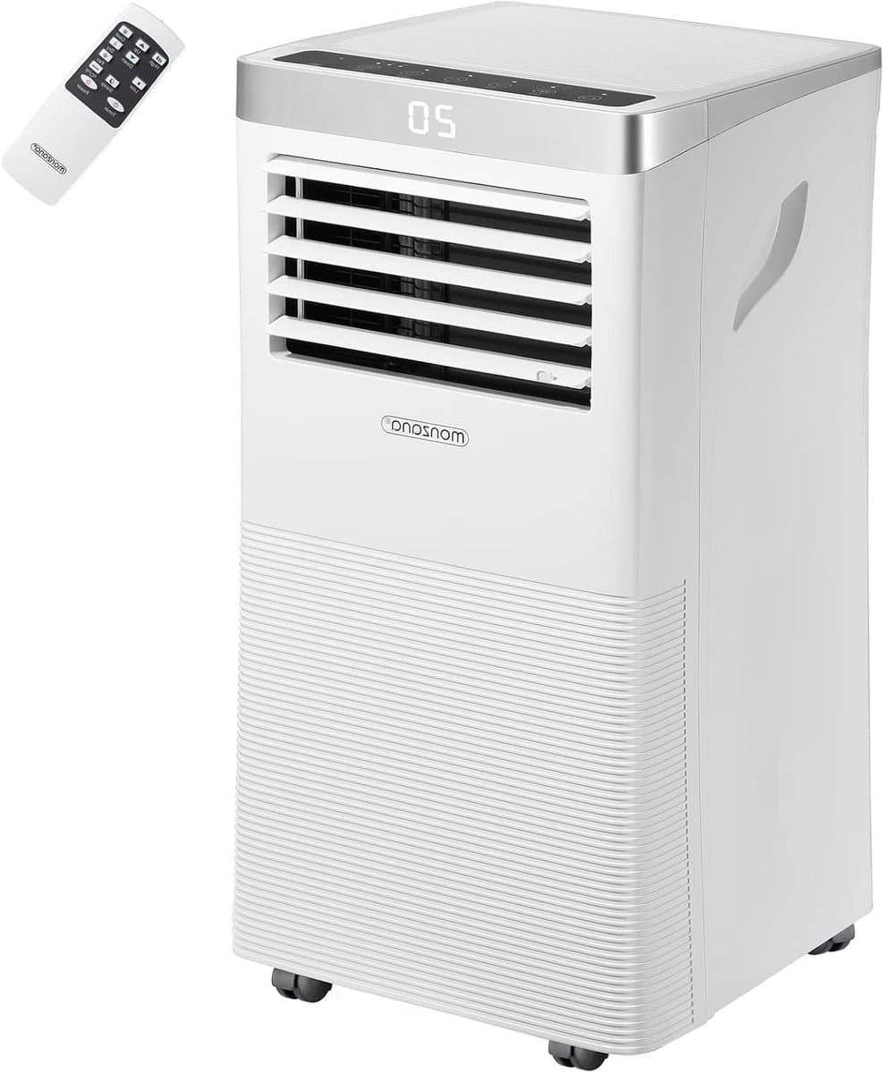 Mobiele Airco - Verkoeler Ontvochtiger - Ruimte Koelen - 4in1 Functies - 7000 BTU - Wit — afbeelding 1