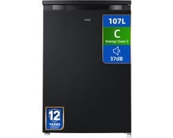 CHiQ CTT107BC - Tafelmodel Koelkast Met Vriesvak - 107 Liter - Energielabel C - 55 cm breed - Stil: 37 dB - 12 Jaar Garantie op Compressor