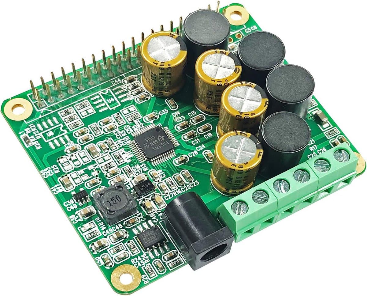 Hifi Versterker voor Raspberry Pi met Klasse-D Power AMP 25W Audio Geluidskaart — afbeelding 1