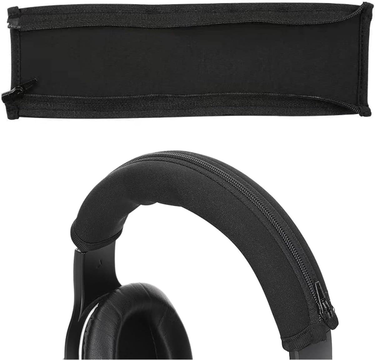 Hoofdbandhoes voor koptelefoon, geschikt voor diverse modellen, eenvoudige installatie, comfortabele hoofdbandbescherming. — afbeelding 1