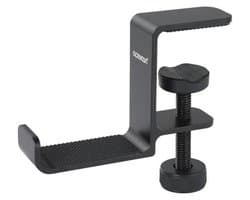 Hoofdtelefoonhouder Onder Bureau met Siliconen Pad en Haak - Ideaal voor Gaming Headsets en Accessoires