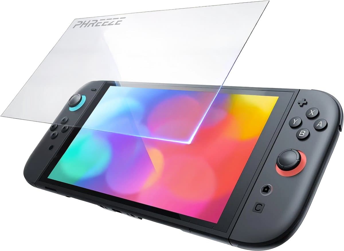Phreeze screenprotector geschikt voor Nintendo Switch 2 screen protector - 9h gehard glas - tempered glass - krasbestendig - scherm bescherming — afbeelding 1