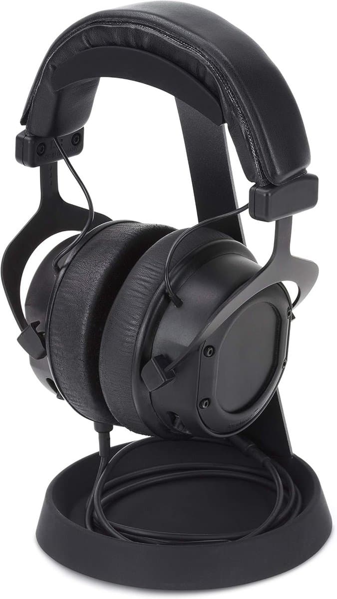 Universele Hoofdtelefoonstandaard met Metalen Behuizing en Kabelhouder voor Gaming-Headsets en Over-Ear Hoofdtelefoons — afbeelding 1