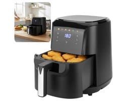 Cheqo® Airfryer - Hetelucht Friteuse - 6 Liter - Snelle Bereiding - Air Fryer - Hetelucht Oven - Timerfunctie - Hete Lucht Friteuse