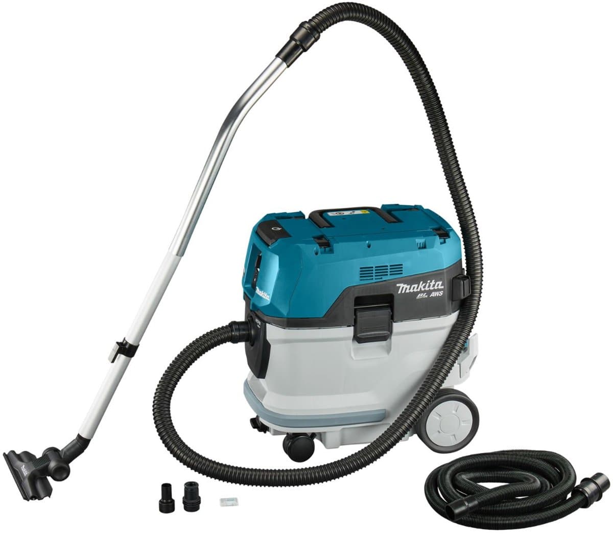 Makita VC007GLZ01 Accu stofzuiger L-klasse nat & droog + AWS-zender XGT 2x40V Max Basic Body — afbeelding 1