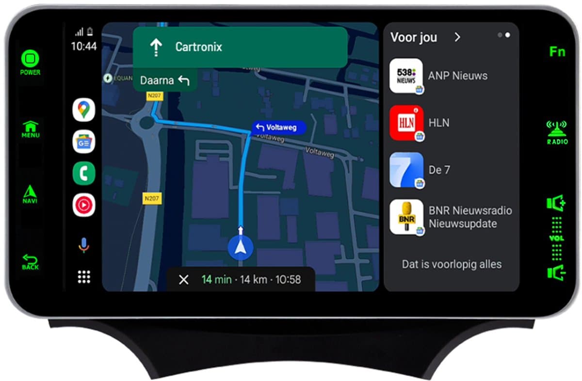 Carplay autoradio voor Ford Ka | 2007 t/m 2016 | Android 13 | Draadloos Apple Carplay & Android Auto | 4GB + 64GB | 8-Core processor | Cartronix | 2007 2008 2009 2010 2011 2012 2013 2014 2015 2016 | Bluetooth & Wifi — afbeelding 1