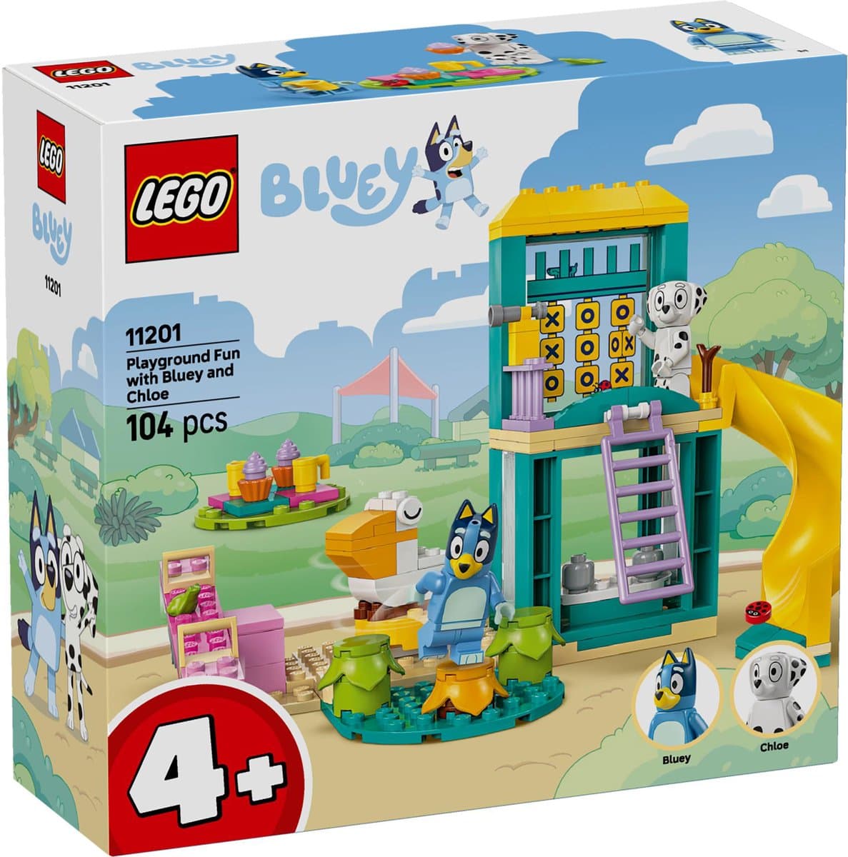 Lego Bluey 11201 Bluey En Chloé In Speeltuin Bouwstenen — afbeelding 1