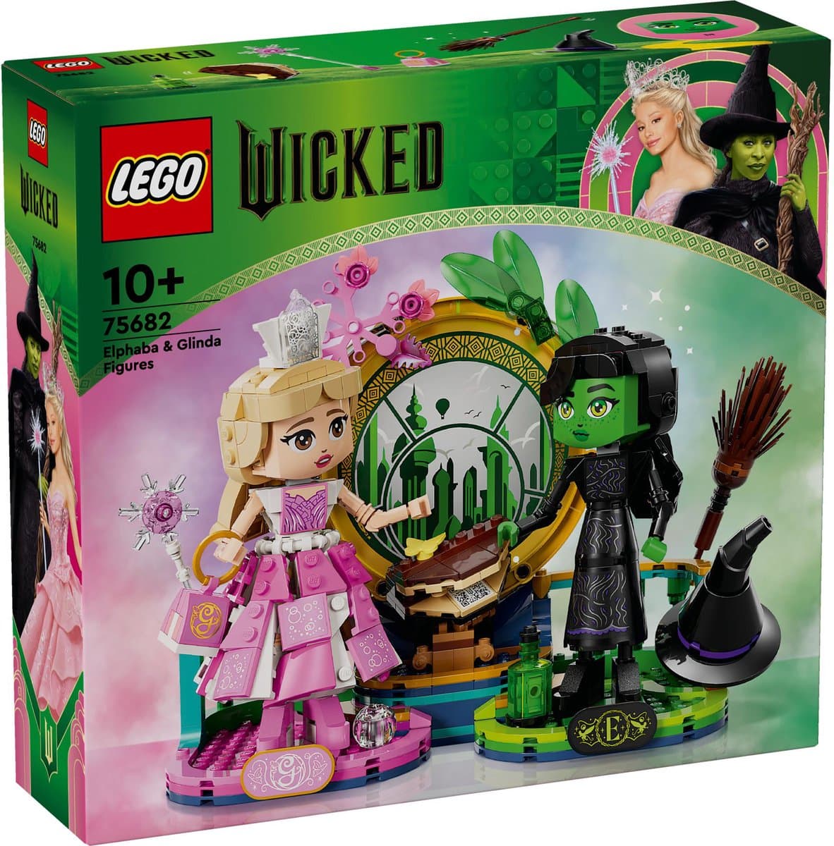 Lego Wicked 75682 Elphaba En Glinda Figuren Bouwstenen — afbeelding 1