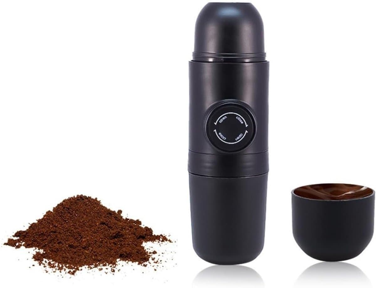 Draagbare Handmatige Koffiezetapparaat voor Reizen - Ideaal voor Outdoor Camping — afbeelding 1
