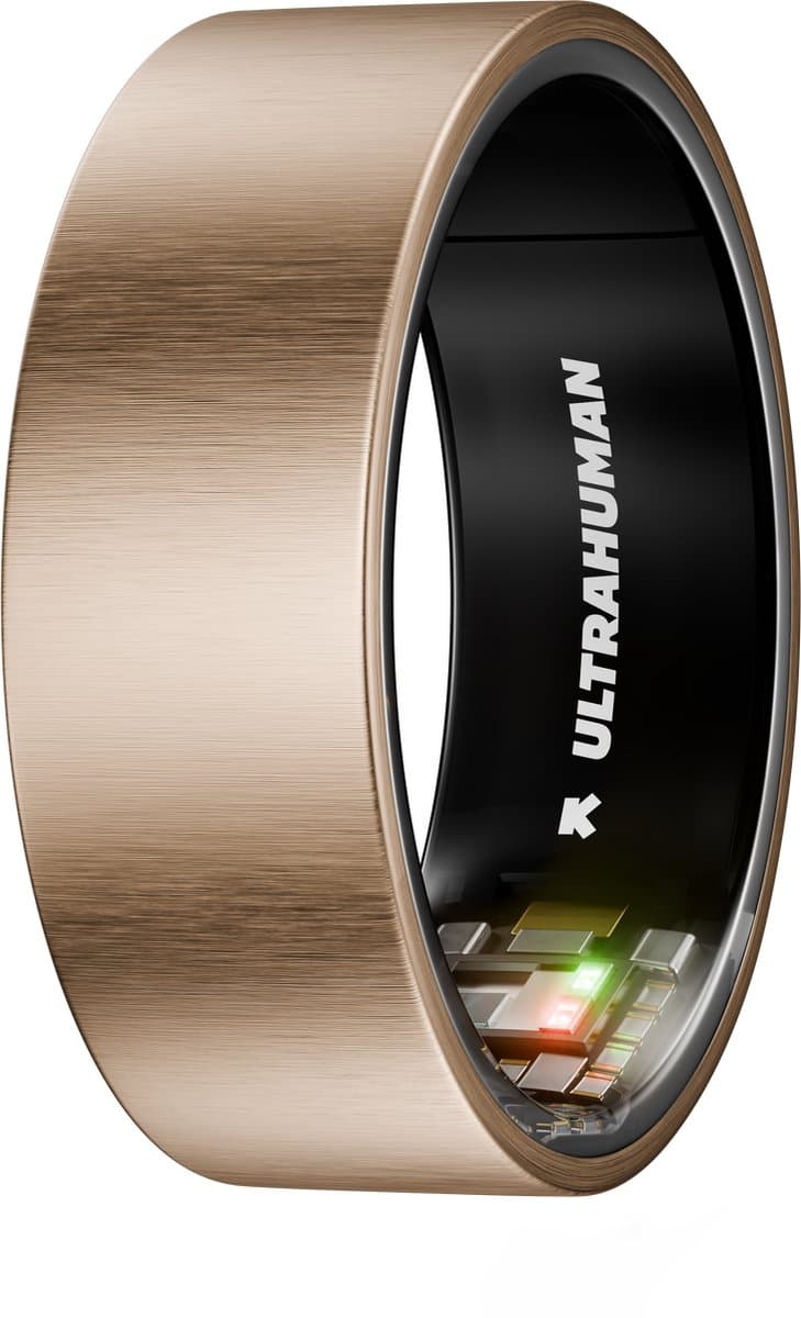 ULTRAHUMAN Ring AIR – Smart Ring | Geen maandabonnement | Bepaal eerst de juiste maat met de Sizing Kit | Slaaptracker - Hartslagmeter - Fitnesstracker – Rose Gold – Size 9 — afbeelding 1