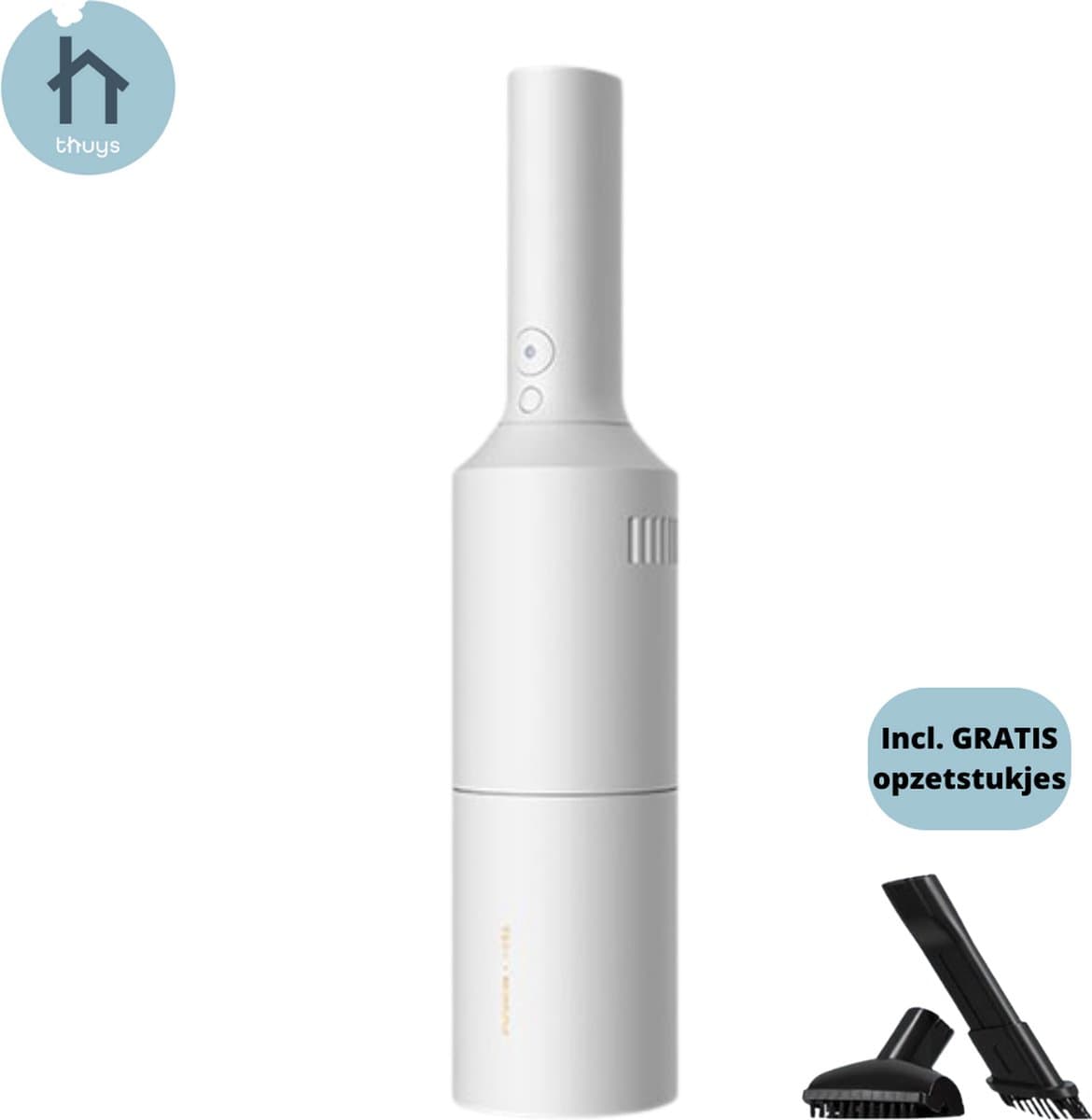 Thuys - Kruimeldief - Draadloze Handstofzuiger - Autostofzuiger - HEPA Filter - Luxe - LED Licht — afbeelding 1