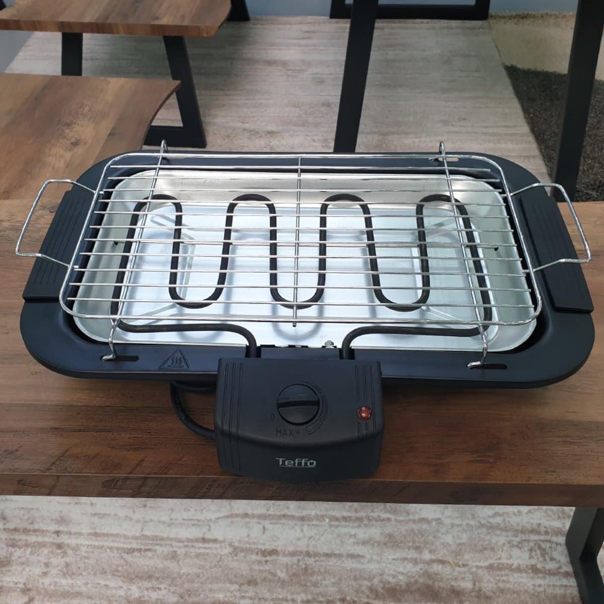 Teffo - Elektrische tafelbarbecue, grill — afbeelding 1