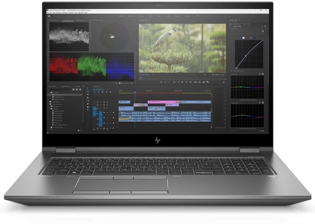HP ZBook Fury 17 G8 | Intel Core i5 | NVIDIA T1200 | 43.9 cm (17.3″) | 256 GB SSD | 16 GB | US | WiFi | Windows 11 Pro — afbeelding 1