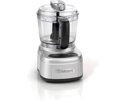Mini Keukenmachine - Compacte Hakker - Snel Ingrediënten Bereiden - Eenvoudig Schoon te Maken - 900 ml - Zilverkleurig