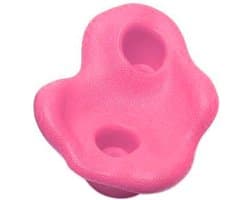 10 STKS Ergonomische PE-klimgrepen met Professionele Schroeven en Moersleutel voor Binnen-buitenmuur, Kinderen en Volwassenen (Roze)