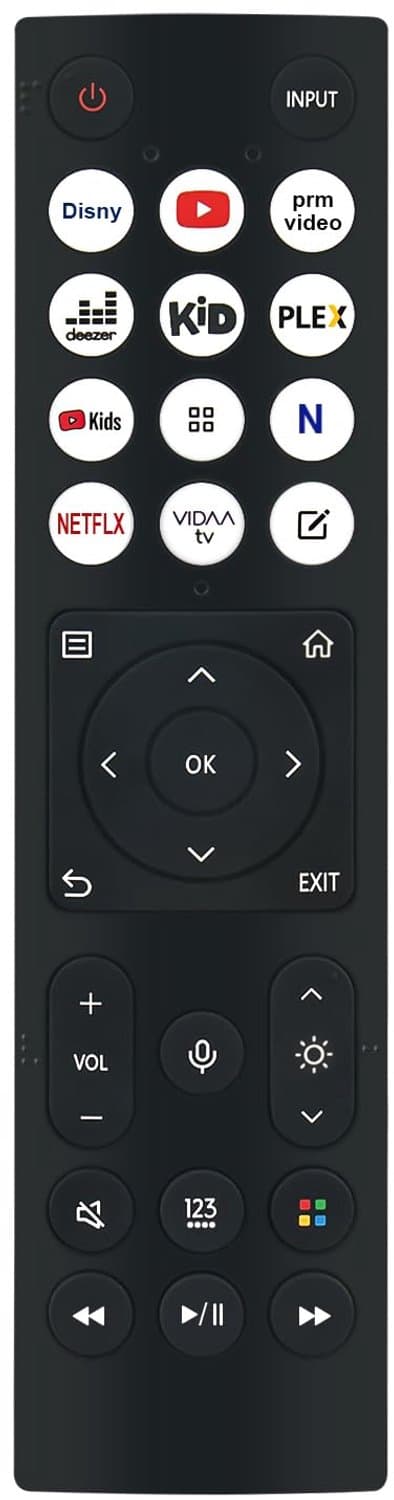 Voice Replacement Remote Control Compatible with 4K UHD Laser Cinema Projector — afbeelding 1