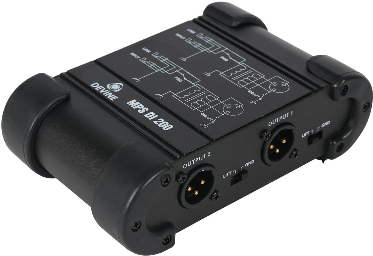 Devine MPS DI 200 stereo DI box — afbeelding 1