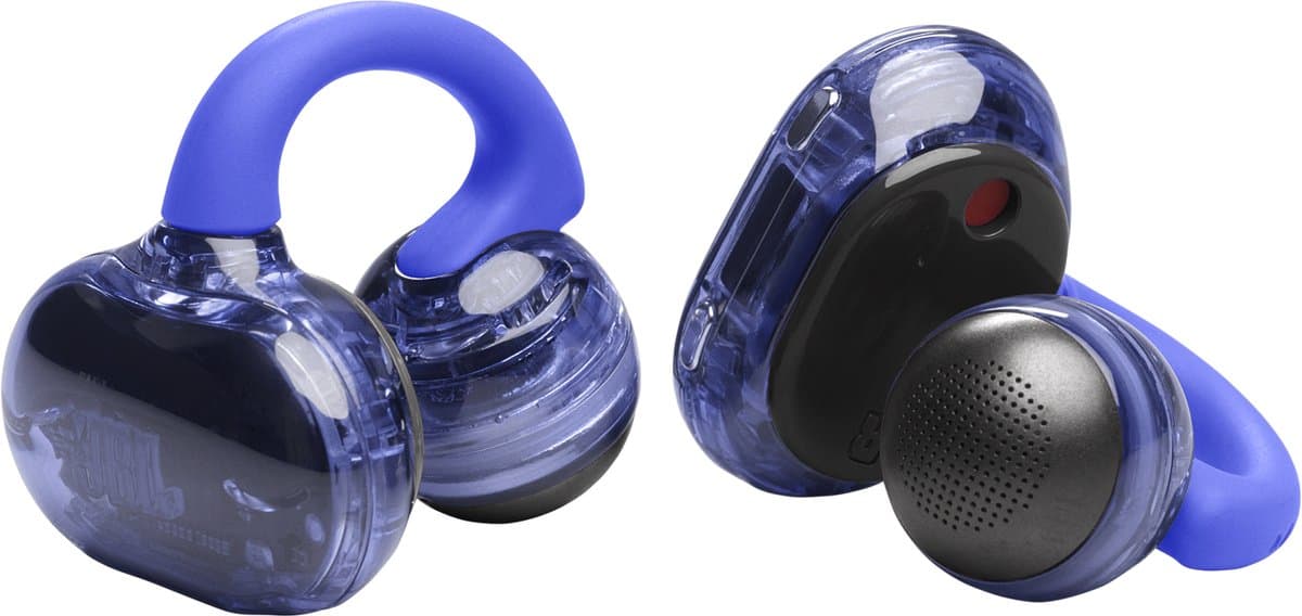 JBL Soundgear Clips - Open ear Oortjes - Oortjes Draadloos - Sport Oordopjes - Bluetooth - Clip On - Hardlopen - 32 uur - Spatwaterdicht - IP54 - Oorclips - Blauw — afbeelding 1
