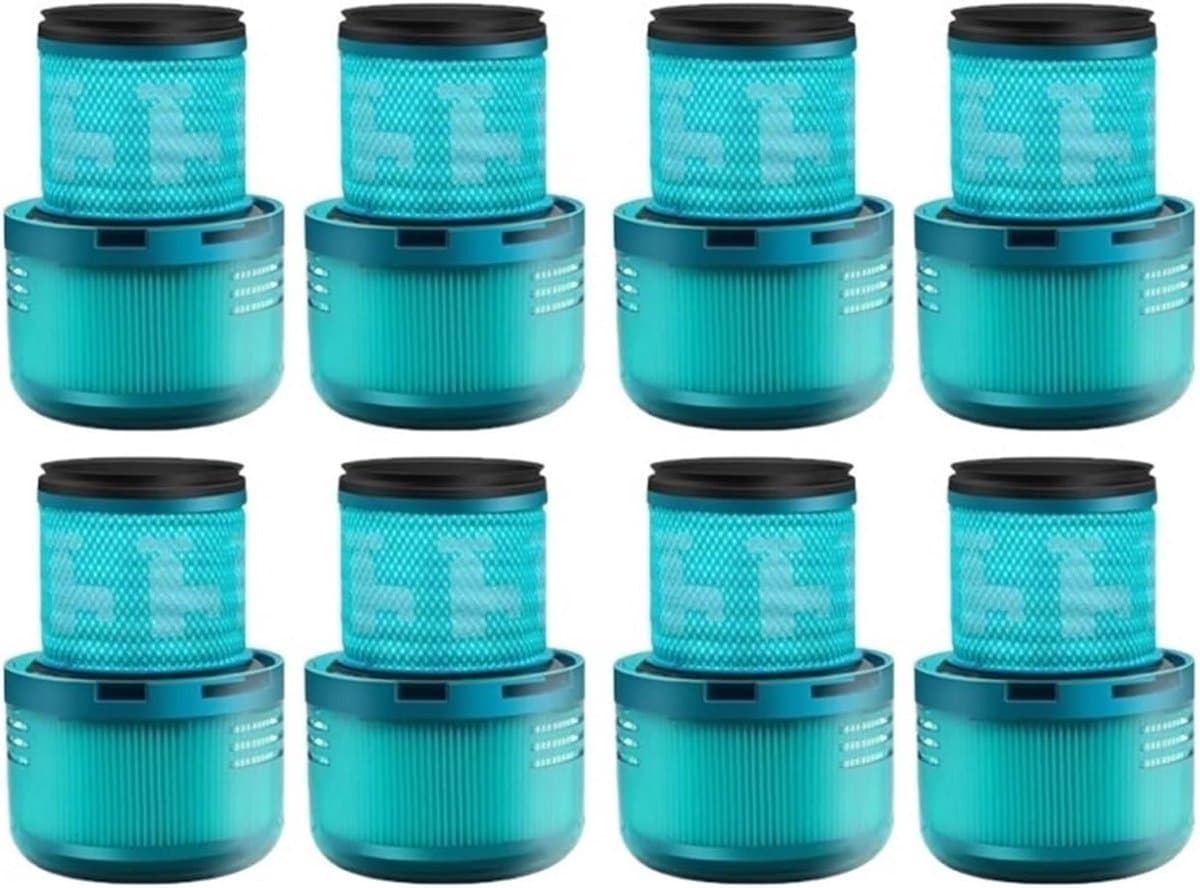 8-delige vervangende filters voor Geschikt voor Dyson V11 V15 SV14 SV17 SV22 Detect Animal Absolute Extra Pro Torque Drive Motorhead Stofzuigers, Vervangt onderdeel N° 970013-02 — afbeelding 1
