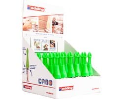 Edding E-8870 Marker voor Diepe Gaten - Groene Dop - Display 30 Stuks