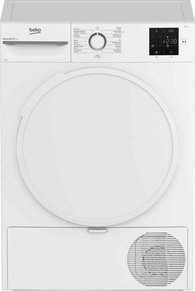 【Mega Vakantiegeld Deal】Beko BM3T3722W warmtepomp wasdroger, Energieklasse E, 7 kg — afbeelding 1