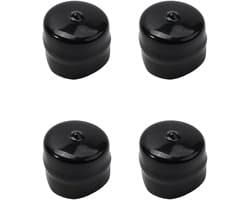 Set van 4 wielnaafdoppen van rubber (532104757) voor Craftsman LT100, LT125, LTH120, LTH130, YT150, YT160, YT180 en - ShopVlot