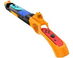 CUZKC Game Gun for Splatoon2/Splatoon 3, Compatible with N-Switch/OLED Joycons, Replacement for Joy-Con Gun Controller - ShopVlot