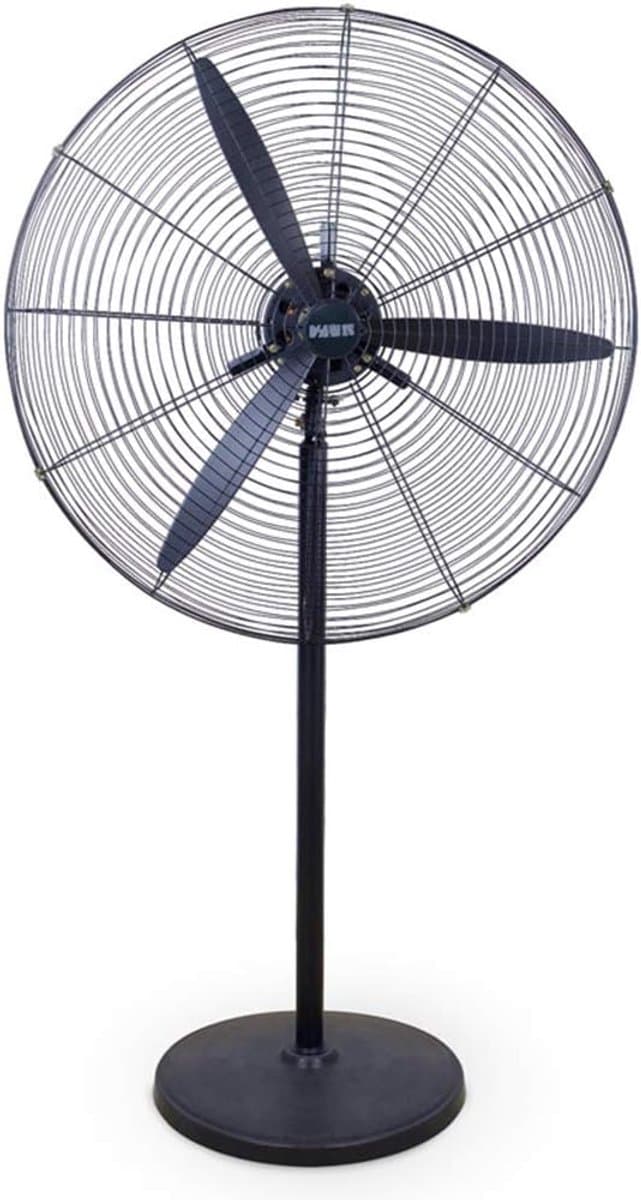 Staande Zwenkventilator - Industriële Ventilator - Luchtcirculatie Verbeteren - Mechanische Bediening - 55 68 78 Cm - Zwart — afbeelding 1