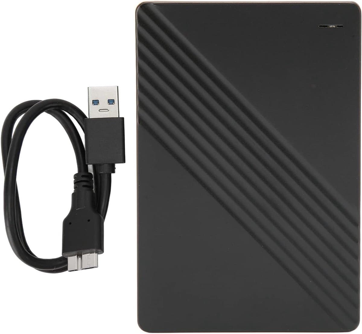 Externe Harde Schijf - Draagbare HDD - Bestanden Opslaan - Ultra Dun Ontwerp - 2TB - Zwart — afbeelding 1