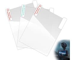 SnelShoppen - 3 Stuks Auto Camera Accessoires - Antistatische Stickers en Films voor Duidelijk Gezicht op Voorruit - Compatibel met Dashcams (8 * 6 cm