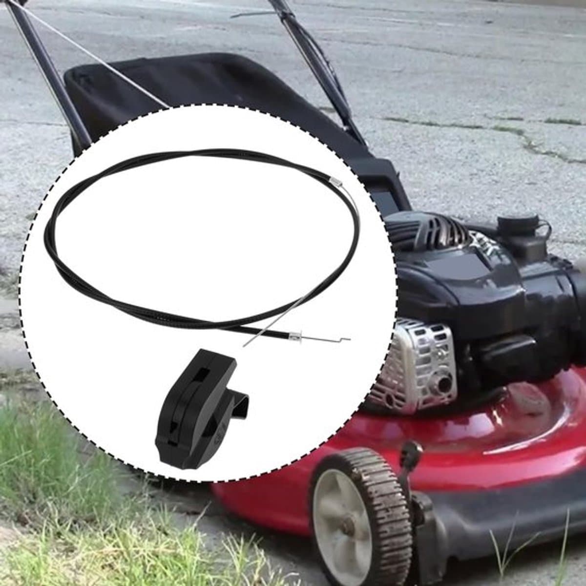 Gaskabel 04-SGY-906 voor Grasmaaier - Compatibel met Briggs & Stratton — afbeelding 1