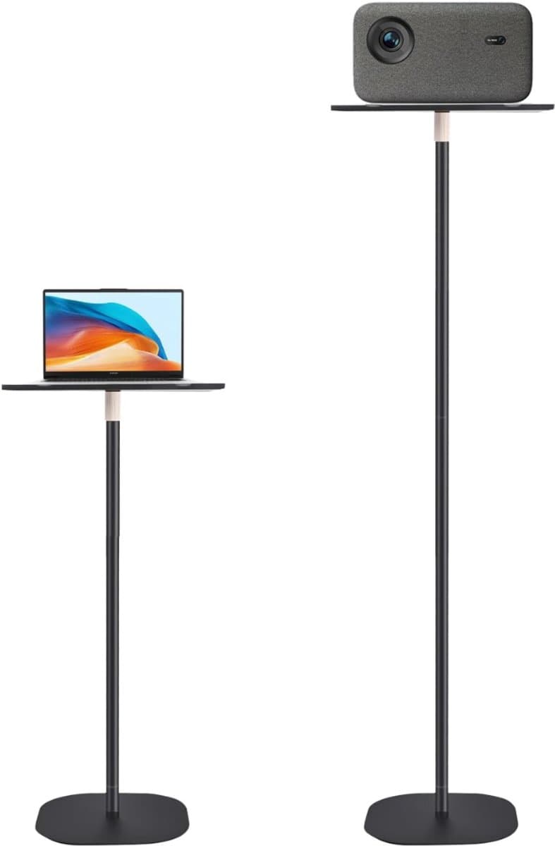CLVP® Projector Statief – Beamer Statief Met Laptop Verdieping – Verstelbaar Standaard — afbeelding 1