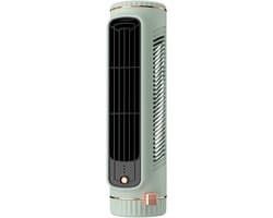 LISM-Stille torenventilator met 3 instelbare snelheden, oplaadbaar via USB. Deze torenventilator blaast koele lucht en is Geschikt voor woningen, slaapkamers, studentenkamers en studeerkamers.