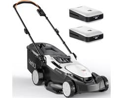 Accu Grasmaaier - Elektrische Grasmaaier - Gazon Onderhoud - Borstelloze Motor - 43 cm Snijdbreedte - Zwart