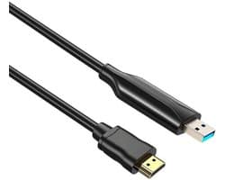 Externe USB 3.0 naar HDMI Adapter Kabel 1.5m voor 2 Schermen - 1080p Full HD