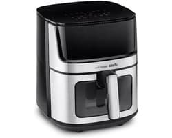 Airfryer - Heteluchtfriteuse - Gezond Koken - Dubbele Zone Functie - 8 Liter - Zwart