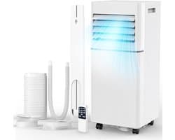Mobiele Airco 10000 BTU – 3-in-1 Airconditioner – Stil – Slaapmodus – Afstandsbediening – Wit