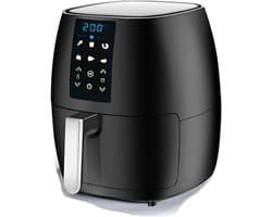 Heteluchtfriteuse Oven - Keukenapparaat - Gezond Koken - 6-in-1 Functionaliteit - 5.5 Liter - Zwart