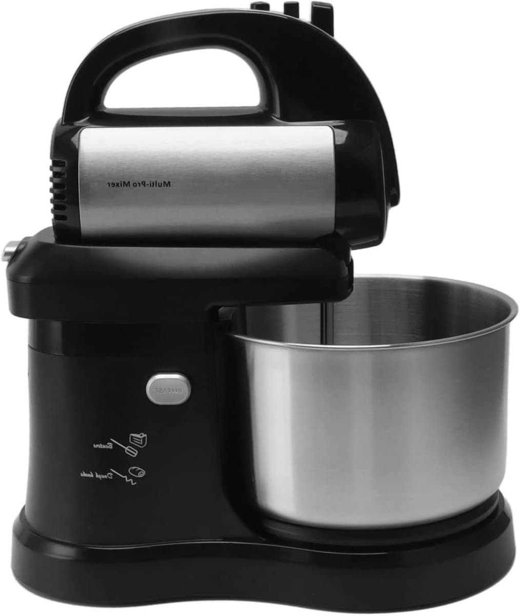 Keukenmixer Elektrisch - Voedselmixer Standmixer - Bakken en Koken - 5 Snelheden Vermogen - 2.5 Liter Kom - Wit — afbeelding 1