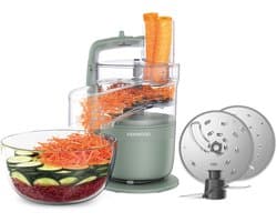 Kenwood MultiPro Go FDP23.140GR - Foodprocessor - Eucalyptus groen - Express Serve - Go collectie