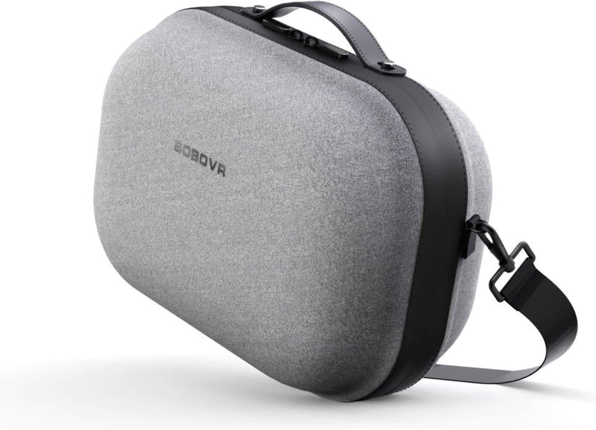 BOBOVR C3 Draagtas voor BOBOVR S3 Pro & Meta Quest 3 / Quest 3S – Schokbestendige harde EVA-opbergtas met schouderband – Geschikt voor headset, controllers en B100-batterijen — afbeelding 1