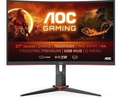 Gebogen Gamingmonitor 68 cm (27") - FHD, 240 Hz, 0,5 ms, FreeSync, HDMI, DisplayPort
