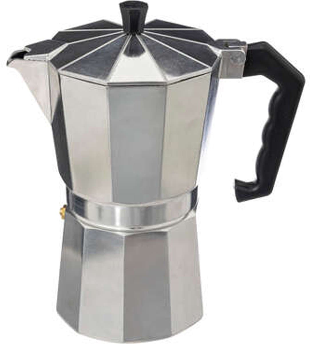 5Five Percolator Italiaans koffiezetapparaat - Aluminium - zilver - 450 ml - Koffiezetter — afbeelding 1