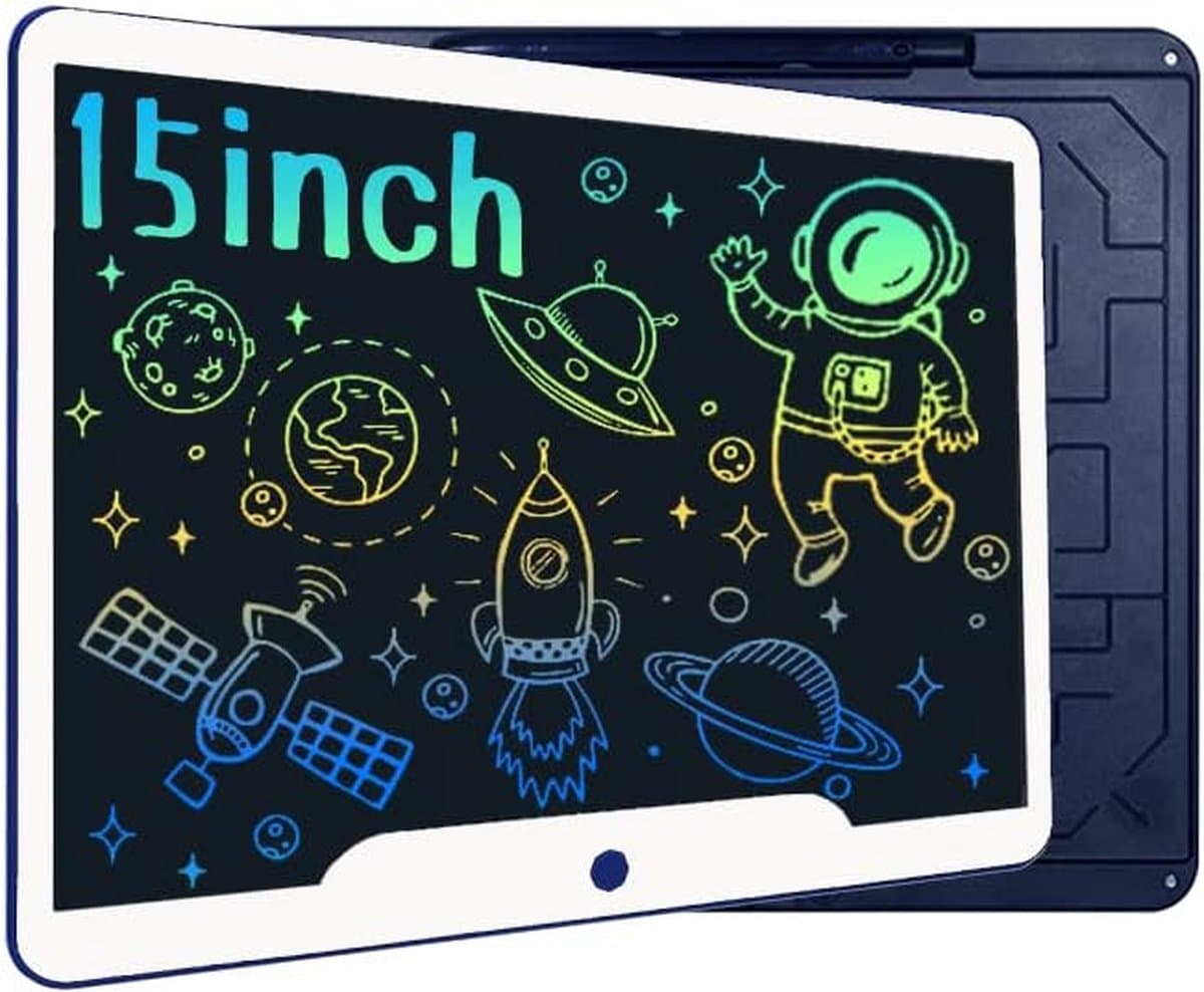 Lcd-schrijftablet, 15-inch Elektronische Grafische Tablets Doodle-pads Digitale Ewriter, Draagbare Tekentafel Voor Kinderen En Volwassenen Thuis, Schoolkantoor Zakelijk Handschriftblok — afbeelding 1