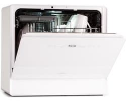 Klarstein Vaatwasser Mini voor 5 Couvert, Stille Kleine Vaatwasser met 7 Programma’s, Kleine Tafelvaatwasser voor Thuis, Kantoor en Camping, Mini Vaatwasser met Wateraansluiting - Vaatwasmachine Afwasmachine Mini-Vaatwasser - 8L - Touch Vrijstaand