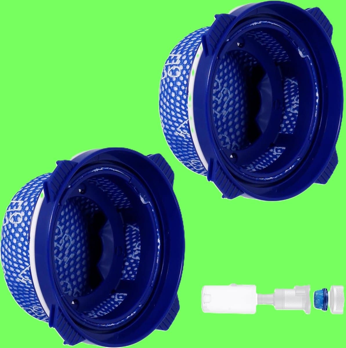 HEPA-filter (2 stuks) geschikt voor Samsung Jet 75, Jet 70, Jet 75+, Jet 60 en VS9000RL draadloze stofzuigers – micro-handheld vervangende onderdelen. — afbeelding 1