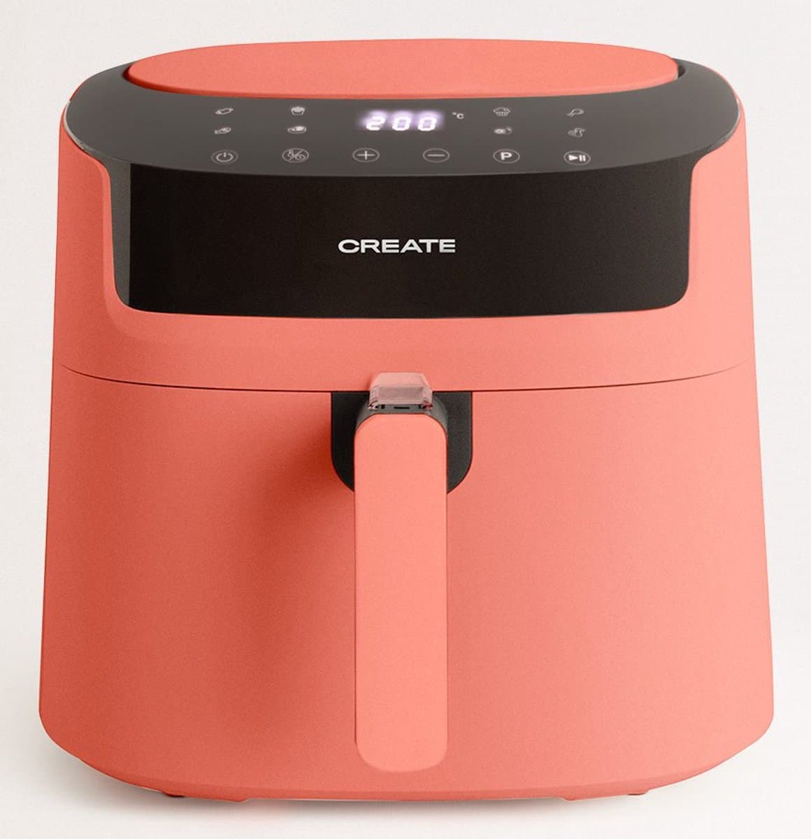 CREATE AIR PRO LARGE Enkel 6,2 l Vrijstaand 1800 W Heteluchtfriteuse Terracotta — afbeelding 1