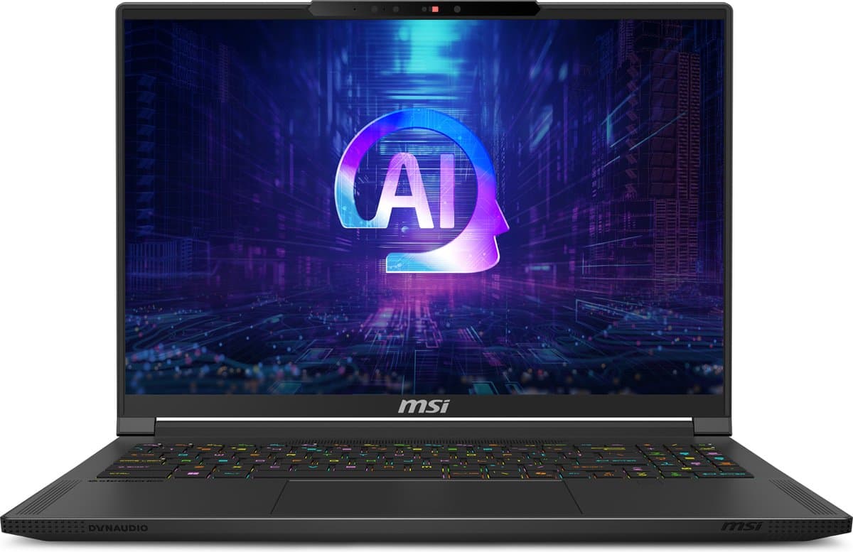 MSI Stealth A16 AI+ A3XVFG-227NL - Gaming Laptop - Ryzen AI 9 - RTX 4060 - 32GB/1000GB - 240 Hz - Ryzen AI 9 HX 370 — afbeelding 1